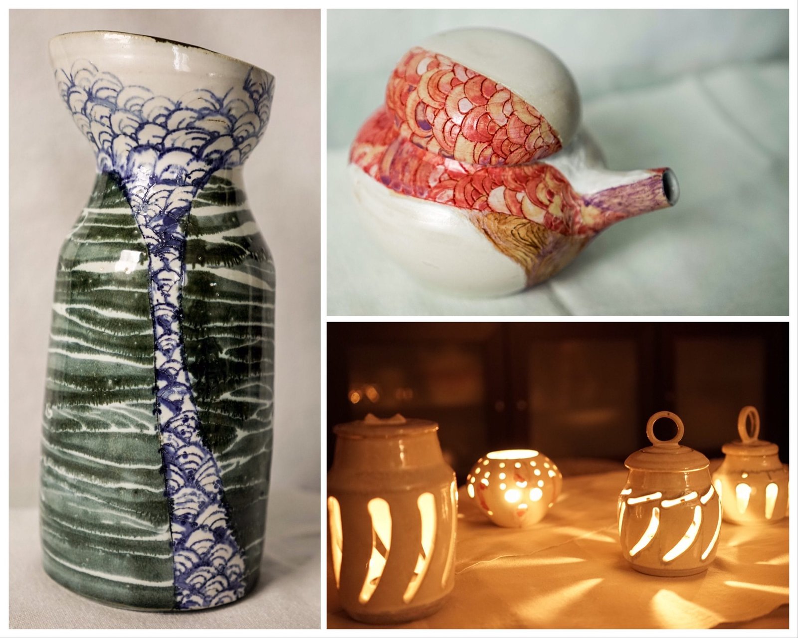 Triptic de céramiques